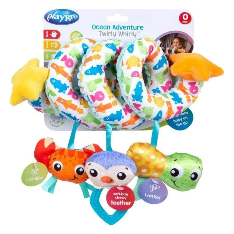Playgro Ocean Adventure Twirly Whirly Sensory Toy
