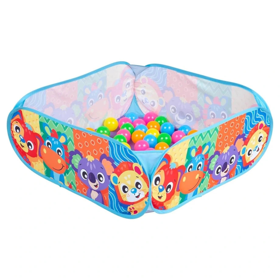 Playgro Adventure Pals Ball Pit Pop-Up Play Tent with Colorful Balls