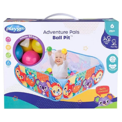 Playgro Adventure Pals Ball Pit Pop-Up Play Tent with Colorful Balls
