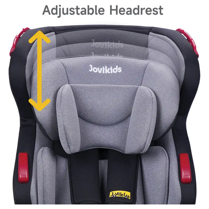 Jovikids Tammy Convertible Car Seat (9M–12Y, Group 1/2/3) (Grey)
