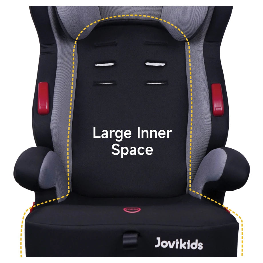 Jovikids Tammy Convertible Car Seat (9M–12Y, Group 1/2/3) (Grey)