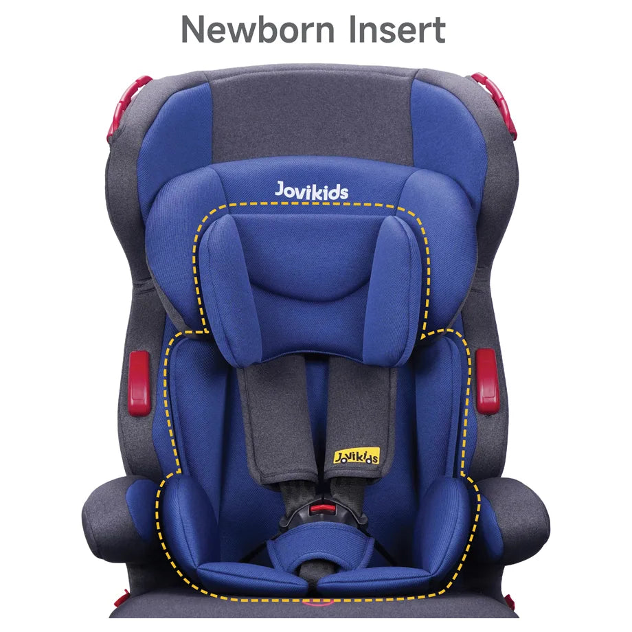 Jovikids Tammy Convertible Car Seat (9M–12Y, Group 1/2/3) (Navy Blue)