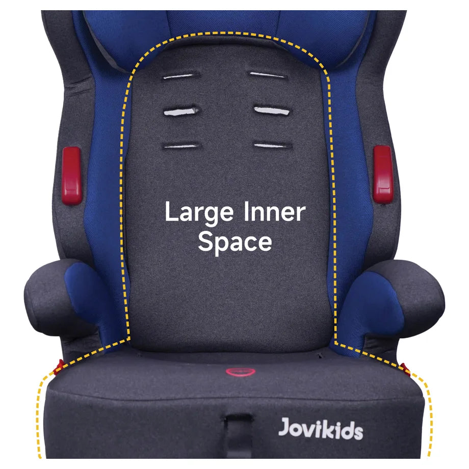 Jovikids Tammy Convertible Car Seat (9M–12Y, Group 1/2/3) (Navy Blue)