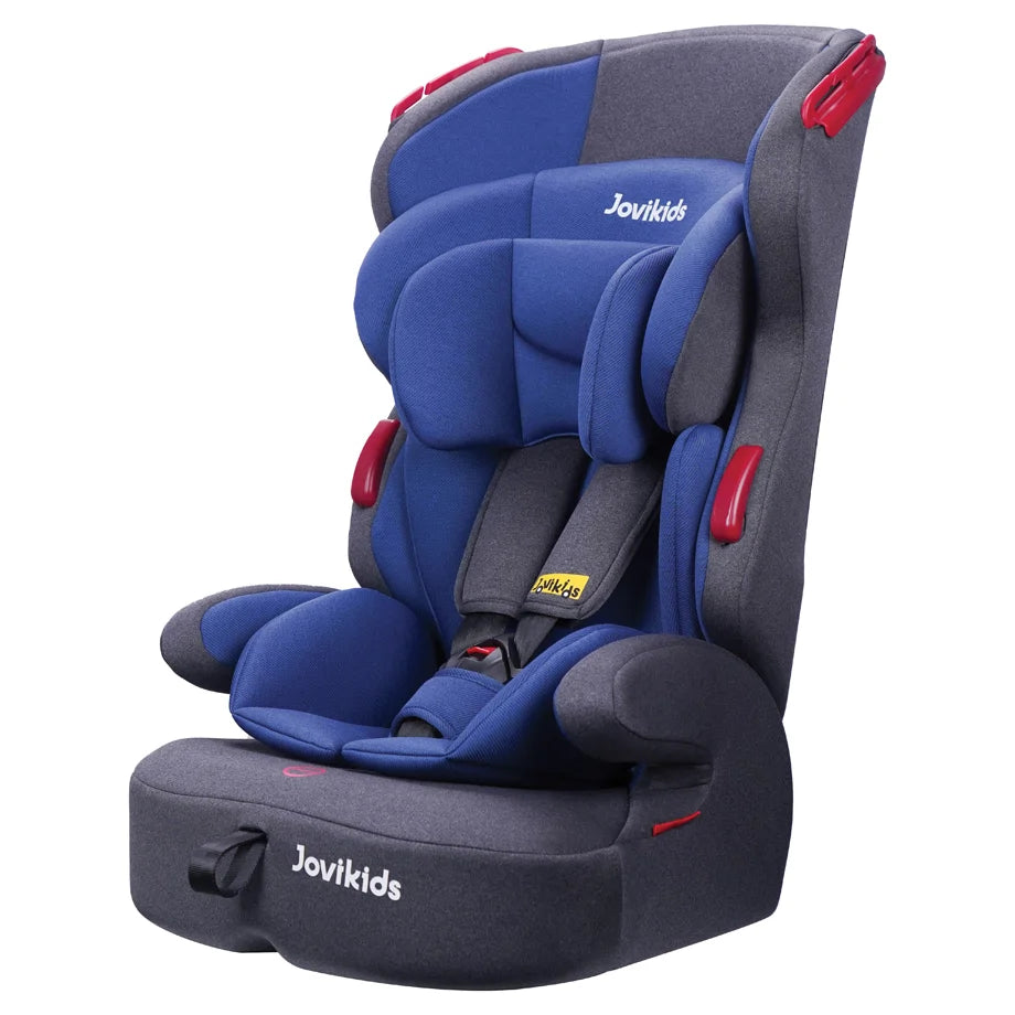 Jovikids Tammy Convertible Car Seat (9M–12Y, Group 1/2/3) (Navy Blue)