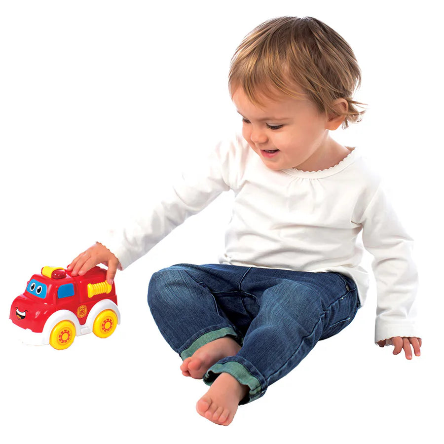 شاحنة إطفاء مزودة بمصابيح وأصوات من Playgro شاحنة إطفاء مزودة بمصابيح وأصوات من Playgro