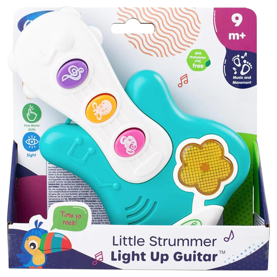 Playgro Little Strummer Light-Up Guitar Musical Baby Toy with Sounds, Flash