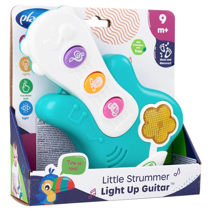 Playgro Little Strummer Light-Up Guitar Musical Baby Toy with Sounds, Flash
