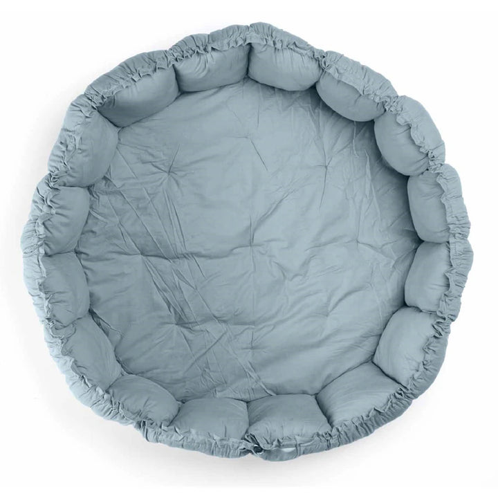 Play and Go Bloom Organic Babymat Dusty Blue