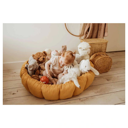Play&Go Bloom Organic Babymat (Mustard Chai Tea)