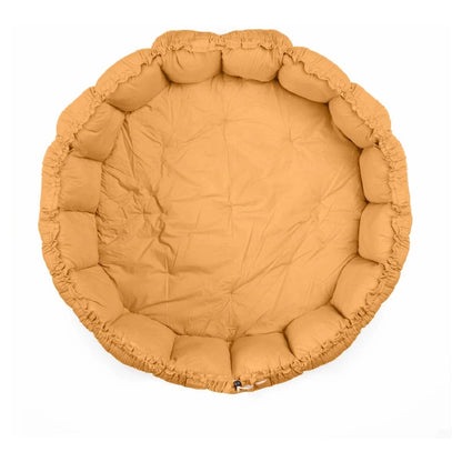 Play&Go Bloom Organic Babymat (Mustard Chai Tea)