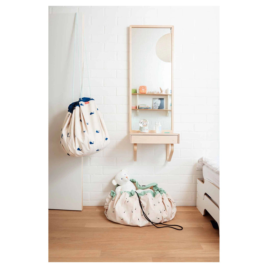 Play&Go 2 In 1 Playmat & Toy Storage Bag Whale