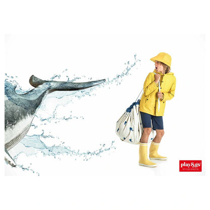 Play&Go 2 In 1 Playmat & Toy Storage Bag Whale
