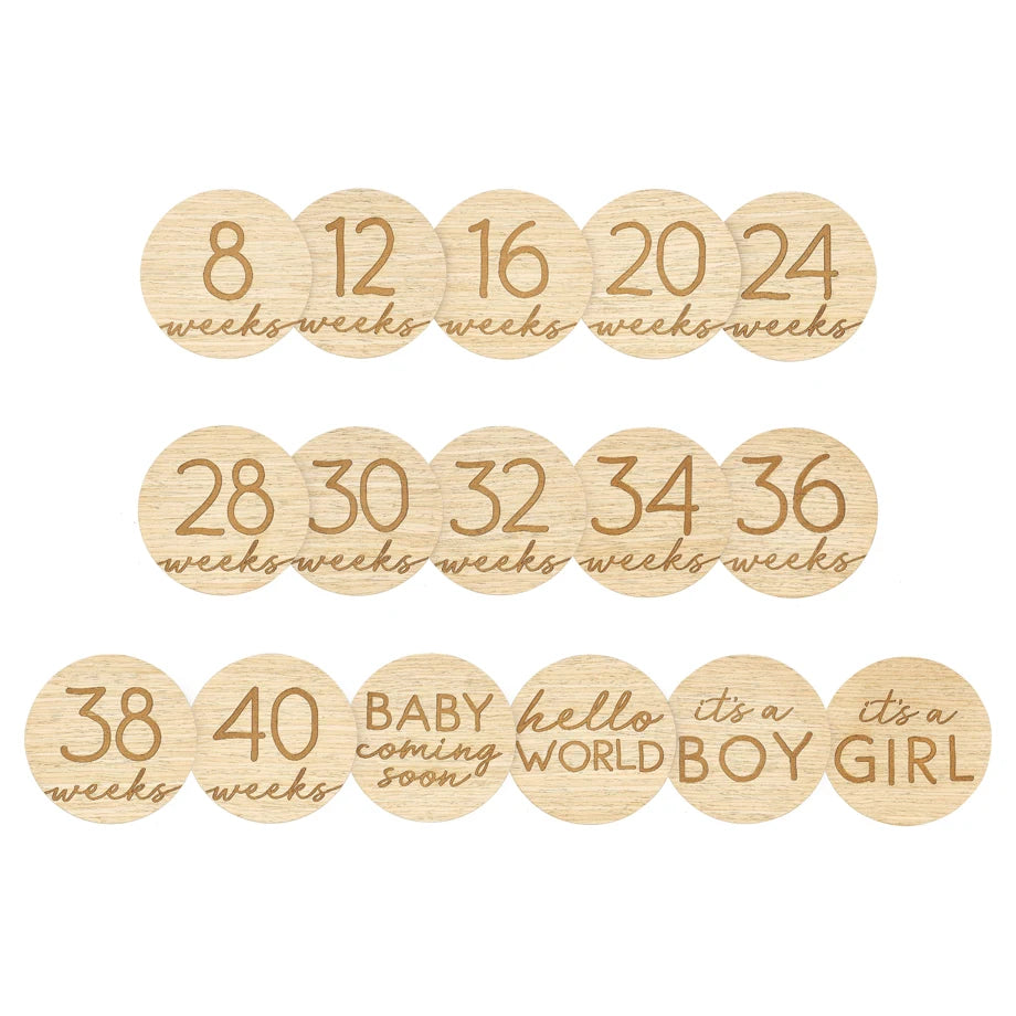 Pearhead Pregnancy Photo Milestone Cards