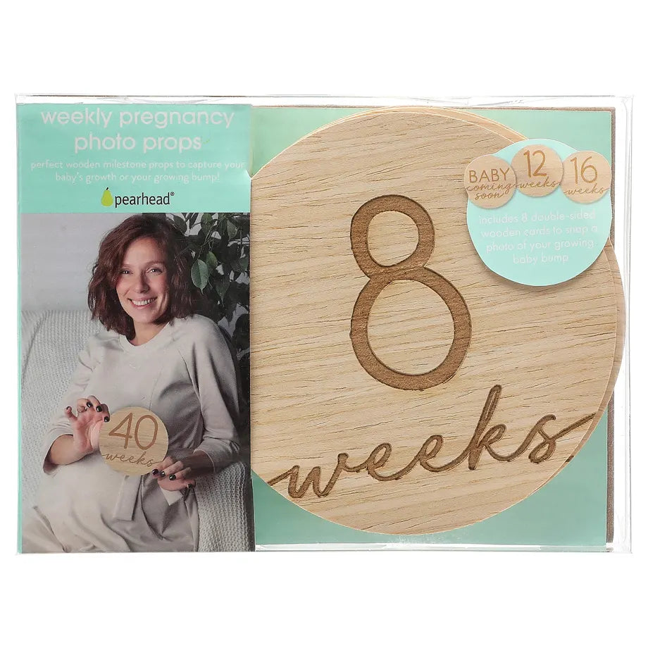 Pearhead Pregnancy Photo Milestone Cards