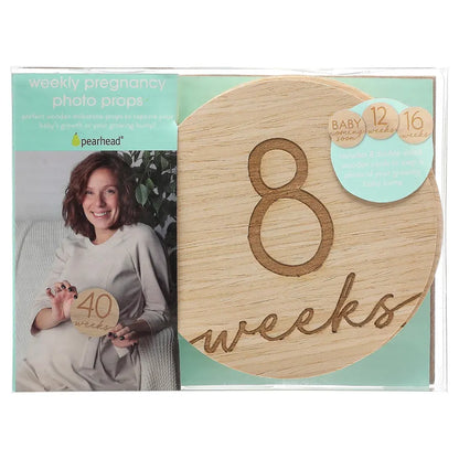 Pearhead Pregnancy Photo Milestone Cards