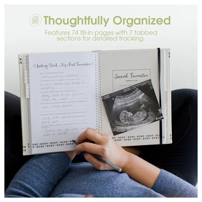 Pearhead Pregnancy Journal (White)