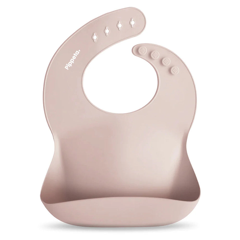 Pippeta Silicone Bib  (Ash Rose)