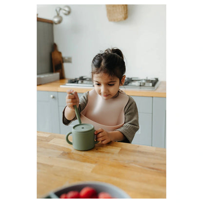 Pippeta Silicone Bib  (Ash Rose)