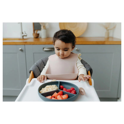 Pippeta Silicone Bib  (Ash Rose)