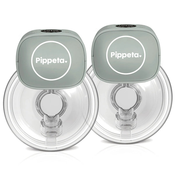 Pippeta Led Wearable Hands Free Breast Pump Sea Salt (Pack Of 2)