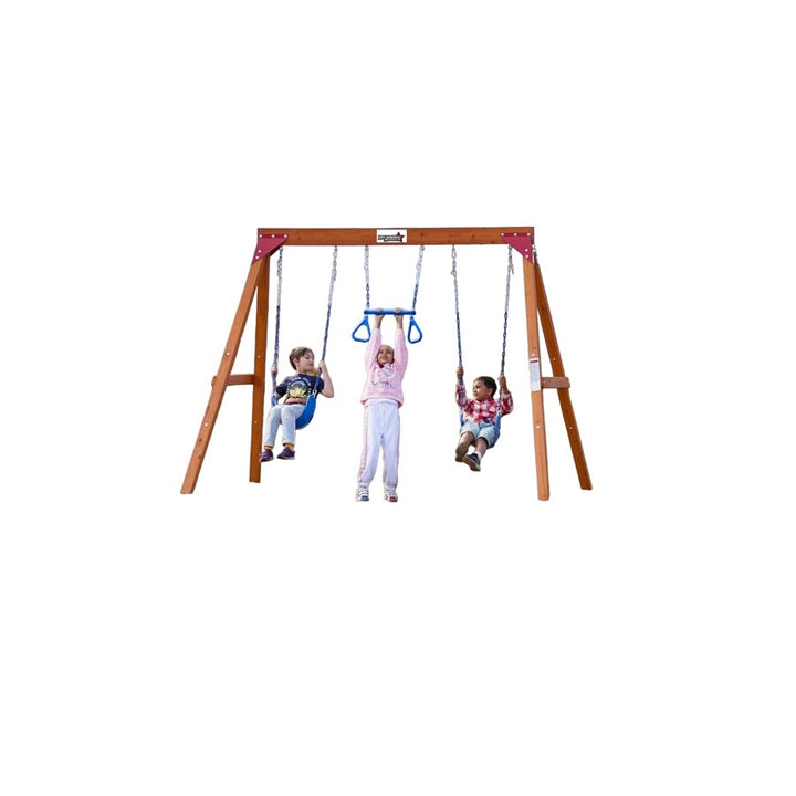 Dynamic Sports Arabian Eagle Wooden Swing Set