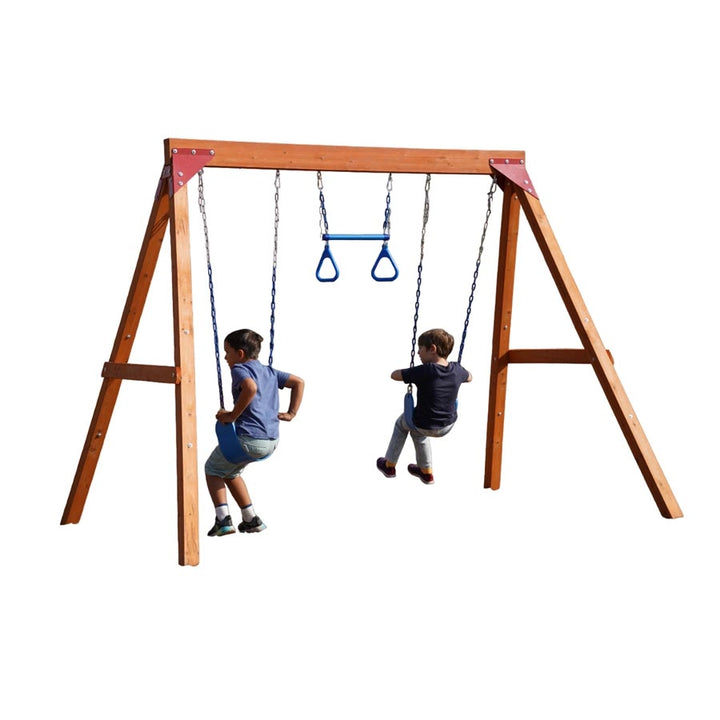 Dynamic Sports Arabian Eagle Wooden Swing Set