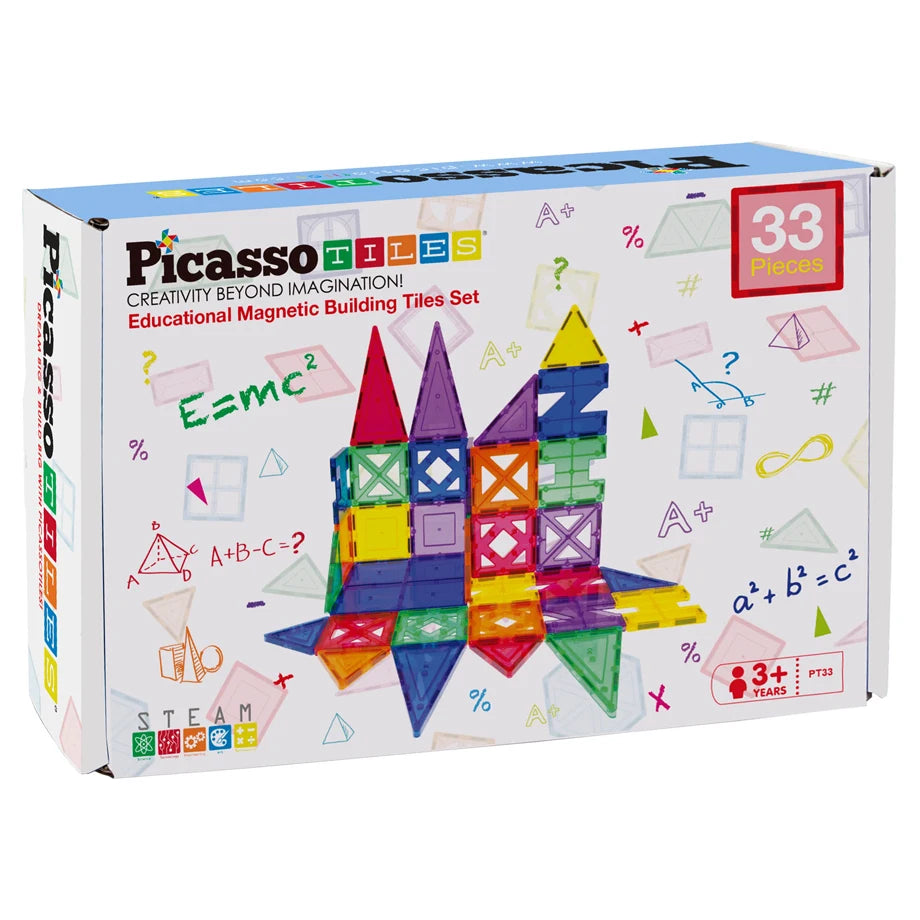 Picasso Magnetic Educational Building Set (33 Pieces)