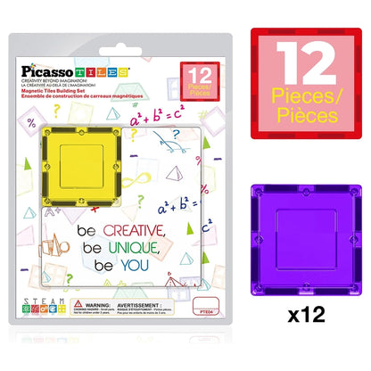 Picasso Magnetic Tiles Expansion Set 12 Pieces