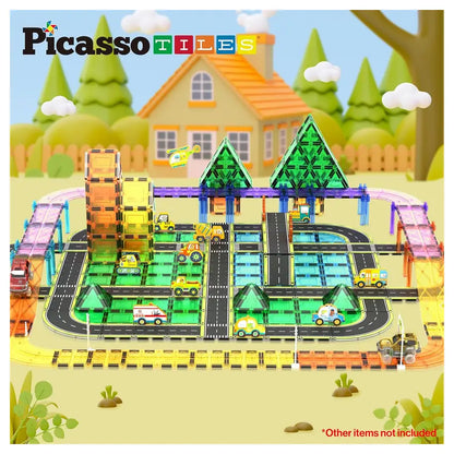 Picasso Magnetic Tiles Highway Set 16 Pieces