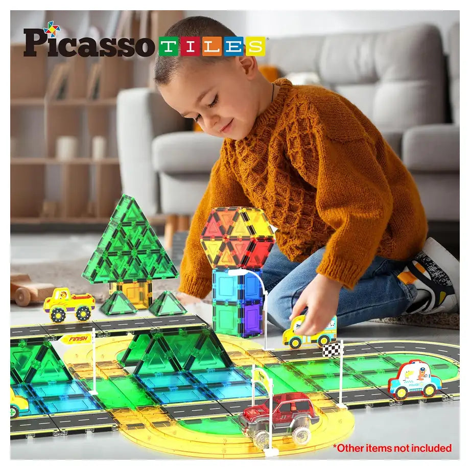 Picasso Magnetic Tiles Highway Set 16 Pieces