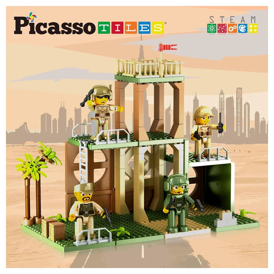 Picasso Magnetic Tiles Construction Force Set 186 Pieces