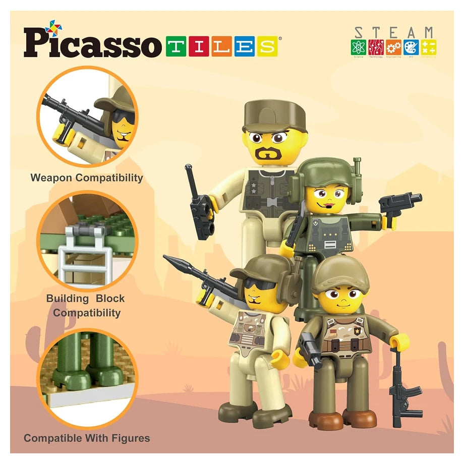 Picasso Magnetic Tiles Construction Force Set 186 Pieces