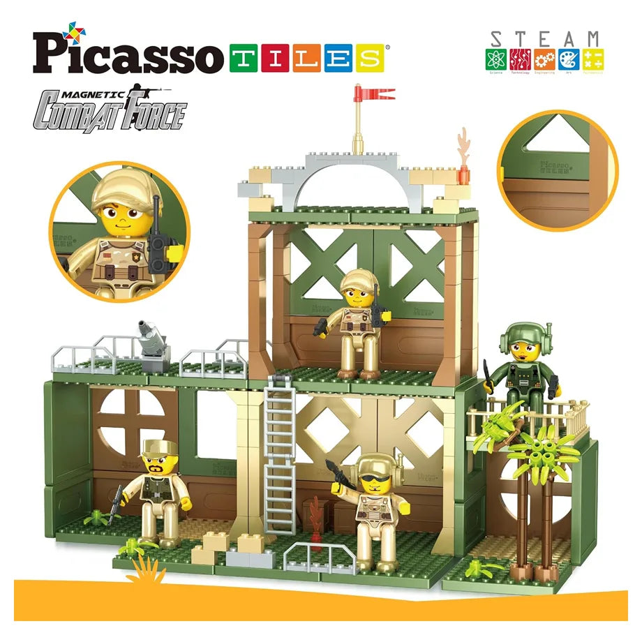Picasso Magnetic Tiles Construction Force Set 186 Pieces