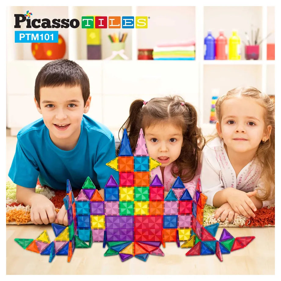 Picasso Magnetic Tiles Mini Diamond Set 101 Pieces