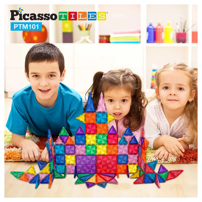 Picasso Magnetic Tiles Mini Diamond Set 101 Pieces