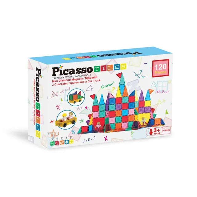 Picasso Magnetic Mini Diamond Character & Truck Set (120 Pieces)