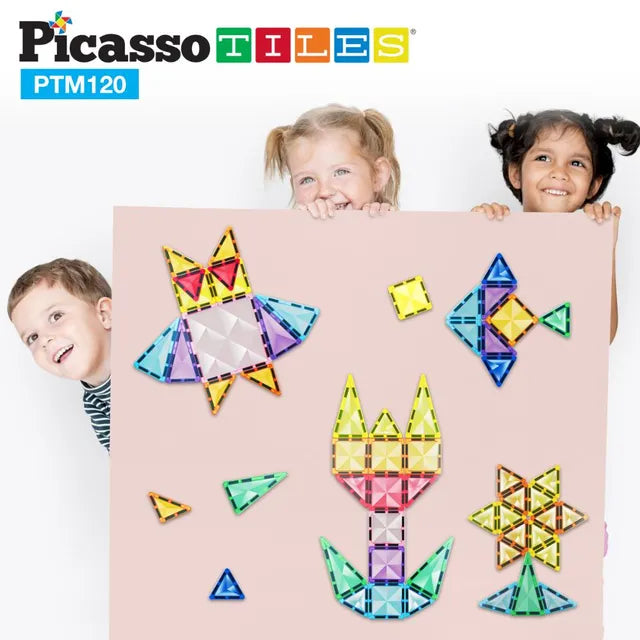 Picasso Magnetic Mini Diamond Character & Truck Set (120 Pieces)