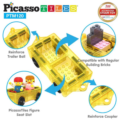 Picasso Magnetic Mini Diamond Character & Truck Set (120 Pieces)