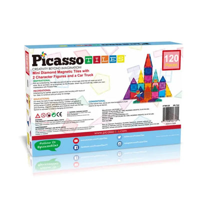 Picasso Magnetic Mini Diamond Character & Truck Set (120 Pieces)