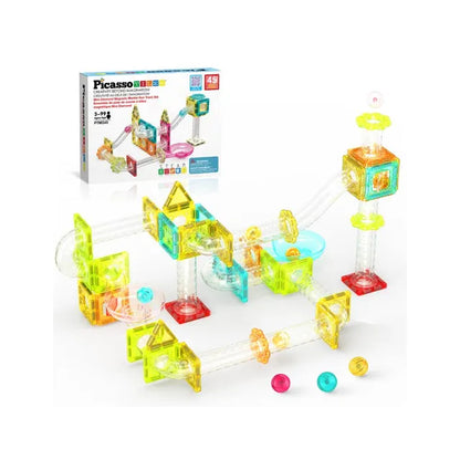 Picasso Magnetic Mini Diamond Run Track Set (45 Pieces)
