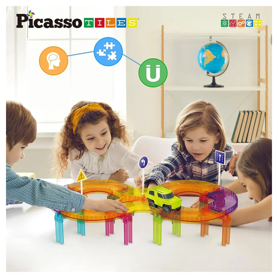 Picasso Magnetic Mini Diamond Race Track Set 40 Pieces