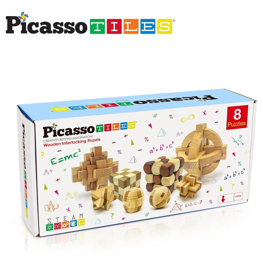 Picasso Magnetic Wooden Puzzle Set 8 Pieces