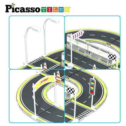 Picasso Magnetic Tiles Highway Set 28 Pieces