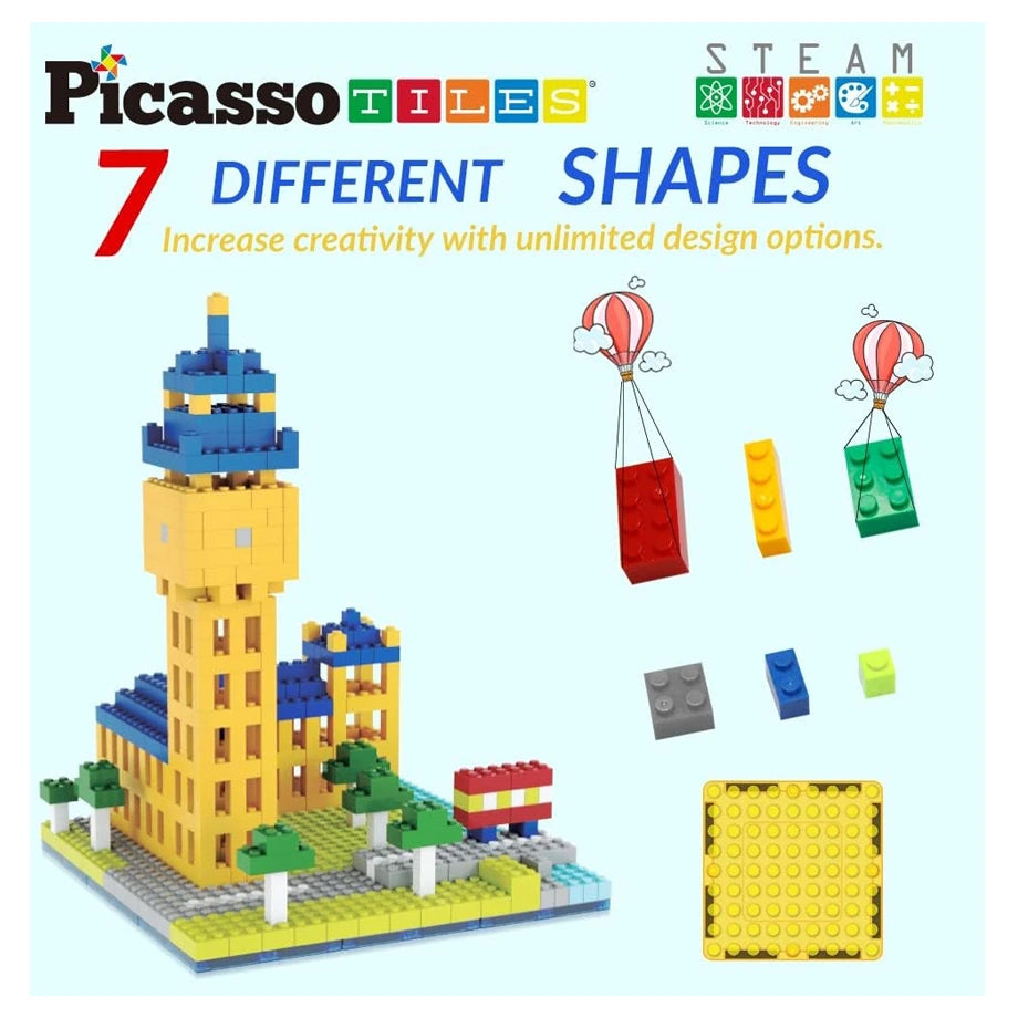 Picasso Magnetic Tiles Building Bricks Set 512 Pieces