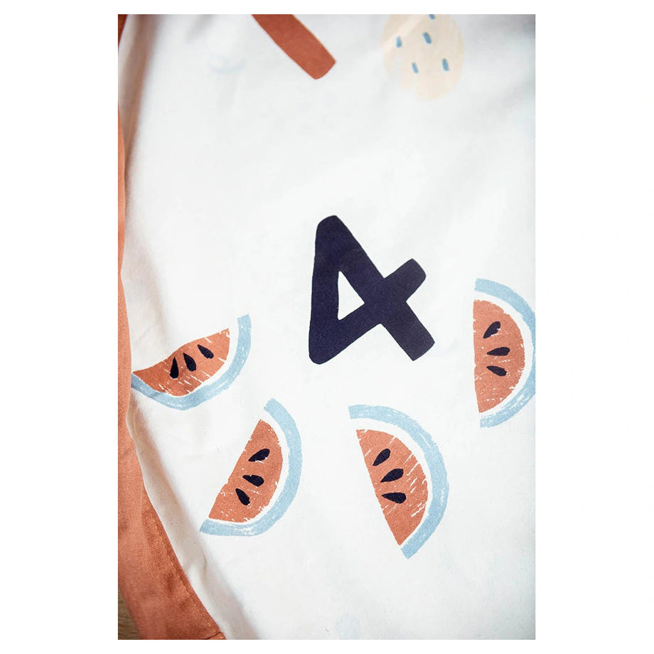 Play&Go 2 In 1 Playmat & Toy Storage Bag Veggie Numbers