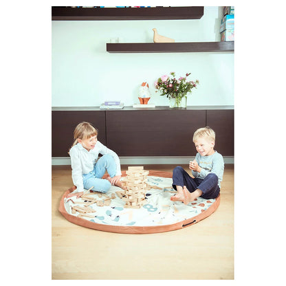 Play&Go 2 In 1 Playmat & Toy Storage Bag Veggie Numbers