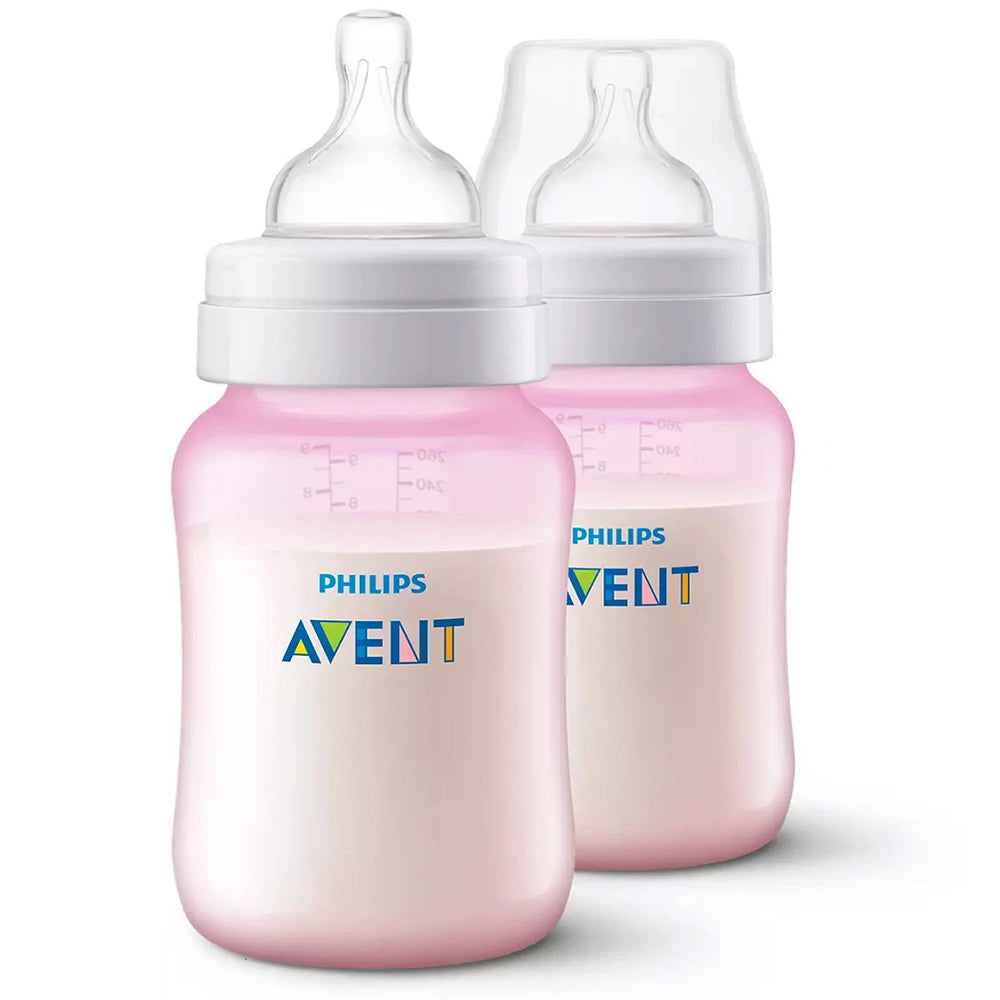 Philips Avent Anti-Colic Baby Bottle (Pink) SCF814/62