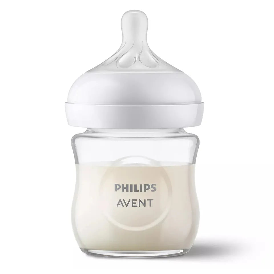 Philips Avent Natural 3.0 Feeding Bottle Glass 120ml - SCY930/01