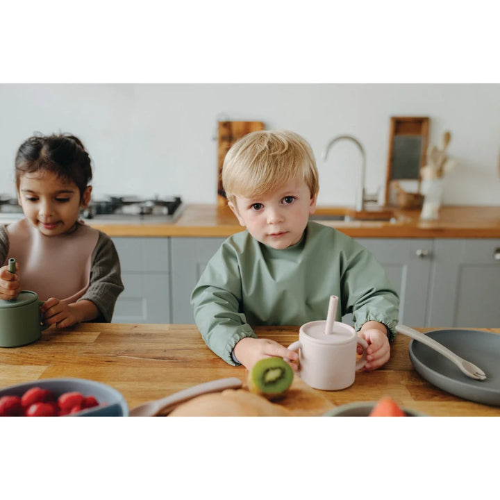 Pippeta Silicone Cup + Straw (Sky Blue)
