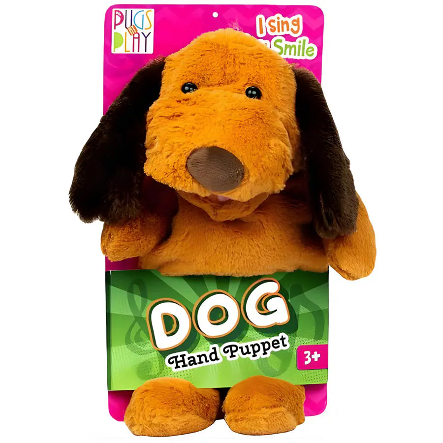 Pugs At Play Pap Dog Talking Hand Puppet